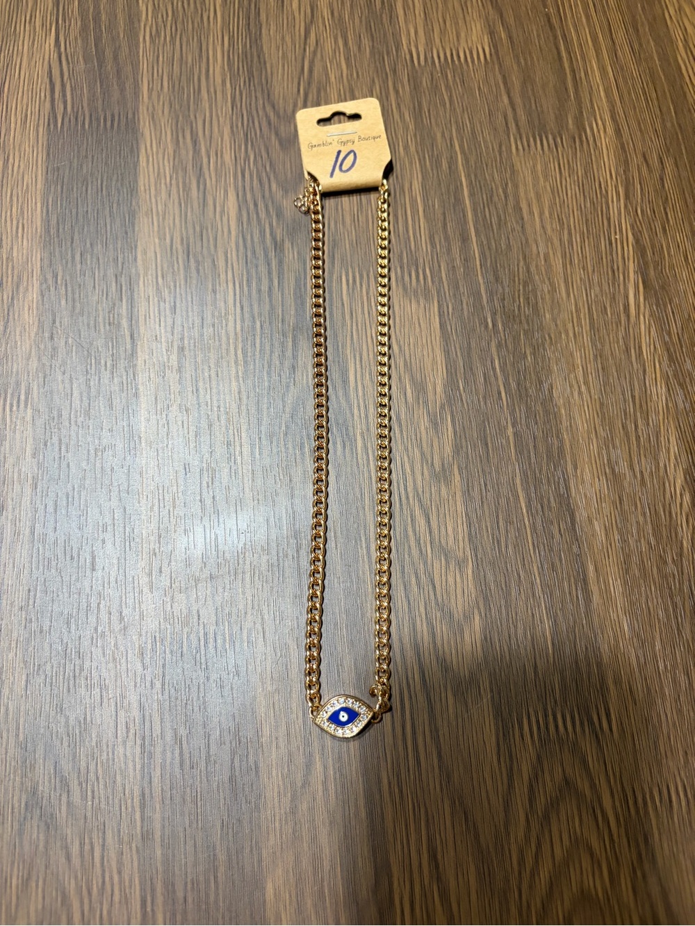 Gold Evil Eye Pendant Necklace - Women Jewelry
